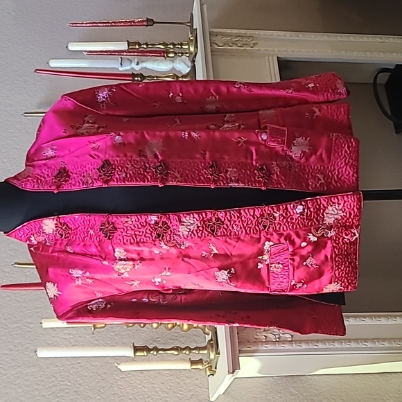 * Vintage Whitby Satin reversible jacket - Picture 1 of 13